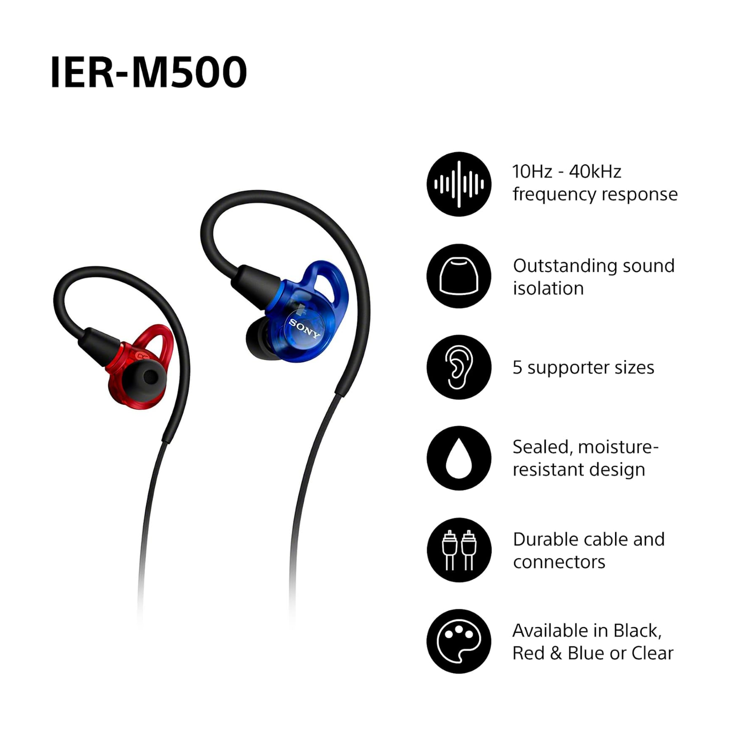 Sony IER-M500 Professional Wired In-Ear Monitors