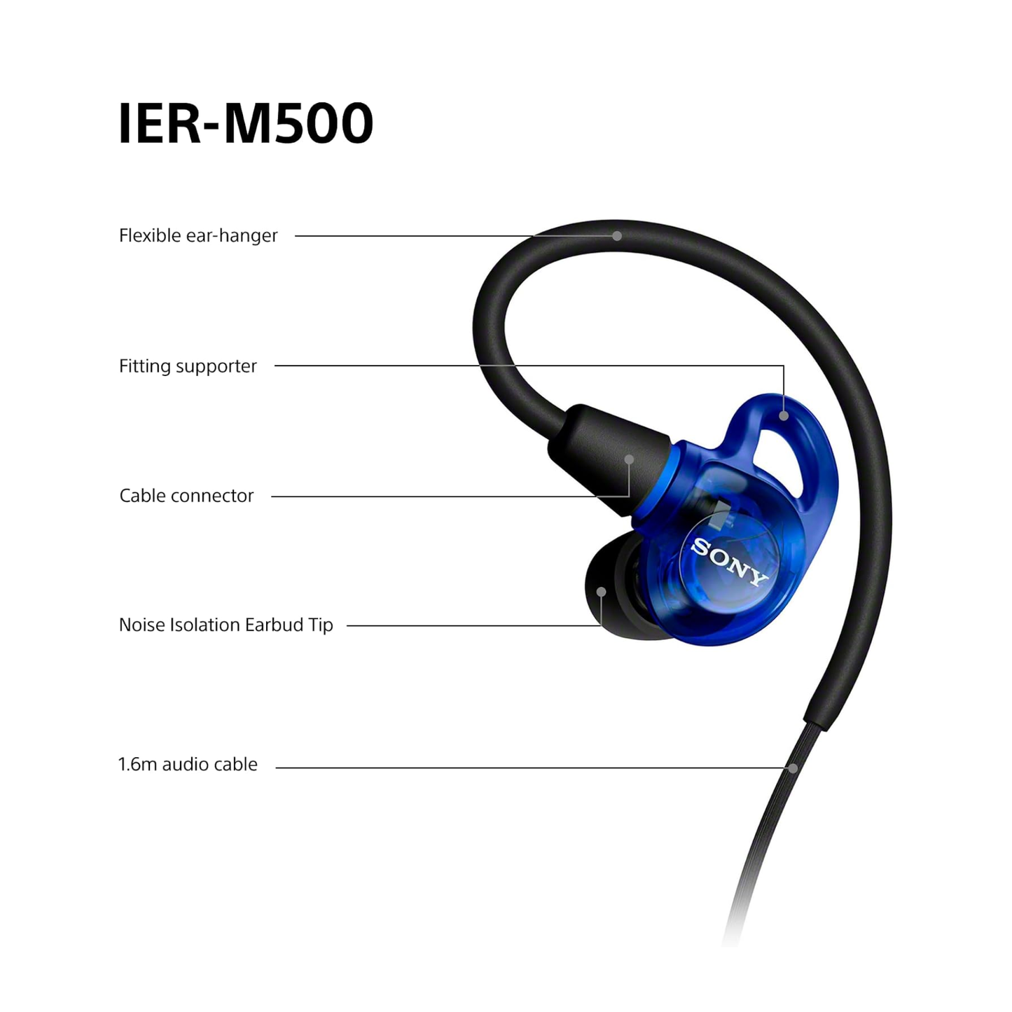 Sony IER-M500 Professional Wired In-Ear Monitors
