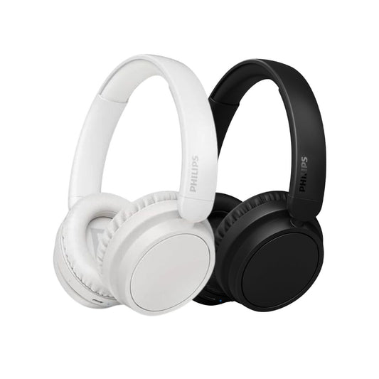 PHILIPS TAH5209BK/00 Lightweight On Ear Wireless Bluetooth Headphones with Passive Noise Isolation - 65 Hours Play Time, Natural Sound, Clear Calls, Dynamic Bass, 2 Hours USB-C Charging