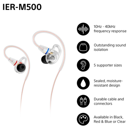 Sony IER-M500 Professional Wired In-Ear Monitors