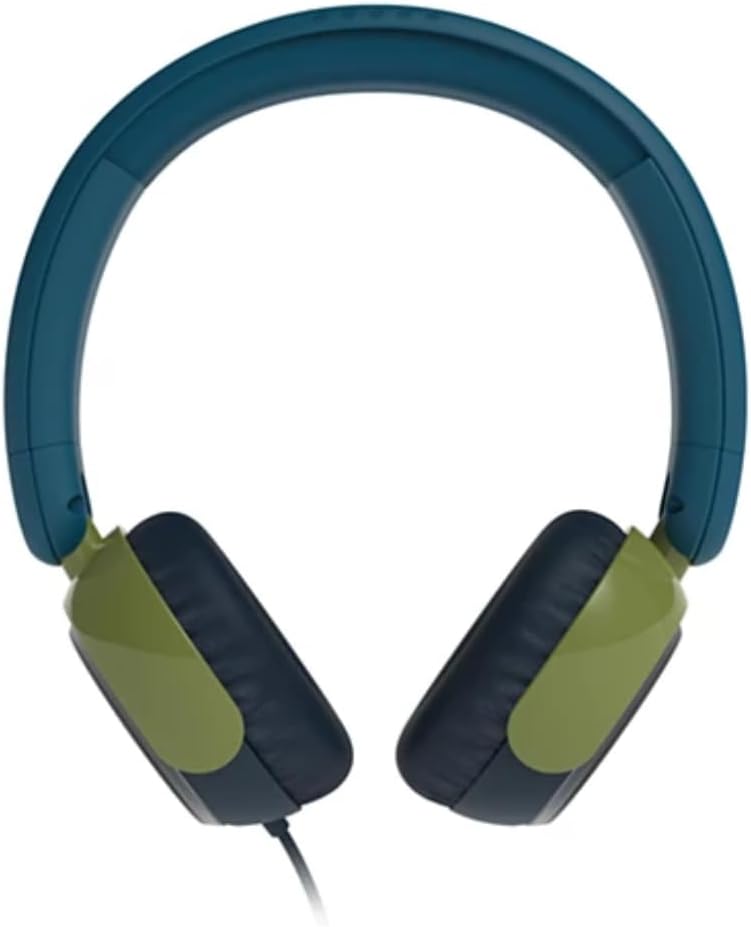 Philips K2000 Lightweight On-Ear Wired Kids Headphones - Built-in Mic, Safe Volume Limited, Audio Sharing, Foldable, Durable & Customizable
