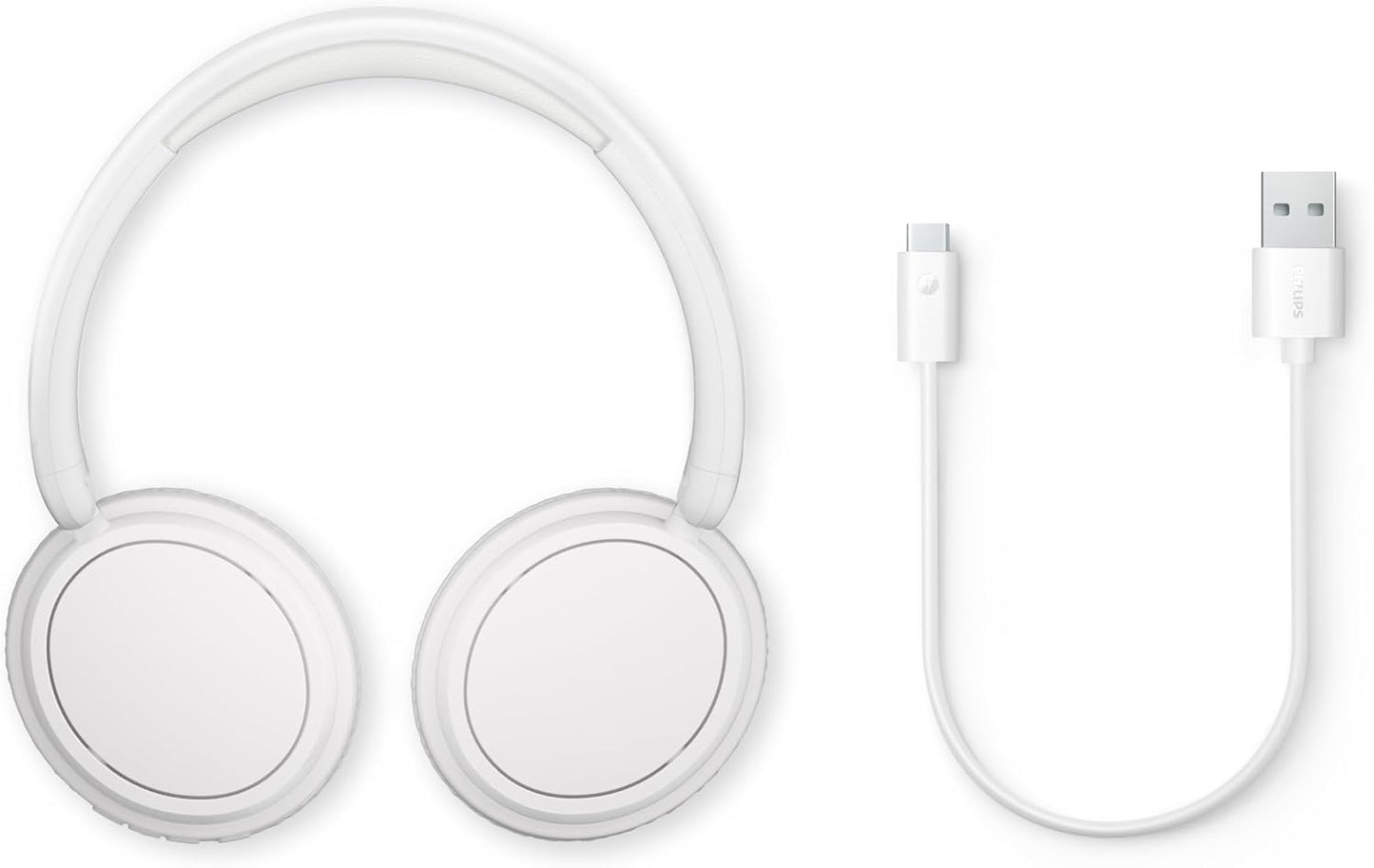 PHILIPS TAH5209BK/00 Lightweight On Ear Wireless Bluetooth Headphones with Passive Noise Isolation - 65 Hours Play Time, Natural Sound, Clear Calls, Dynamic Bass, 2 Hours USB-C Charging