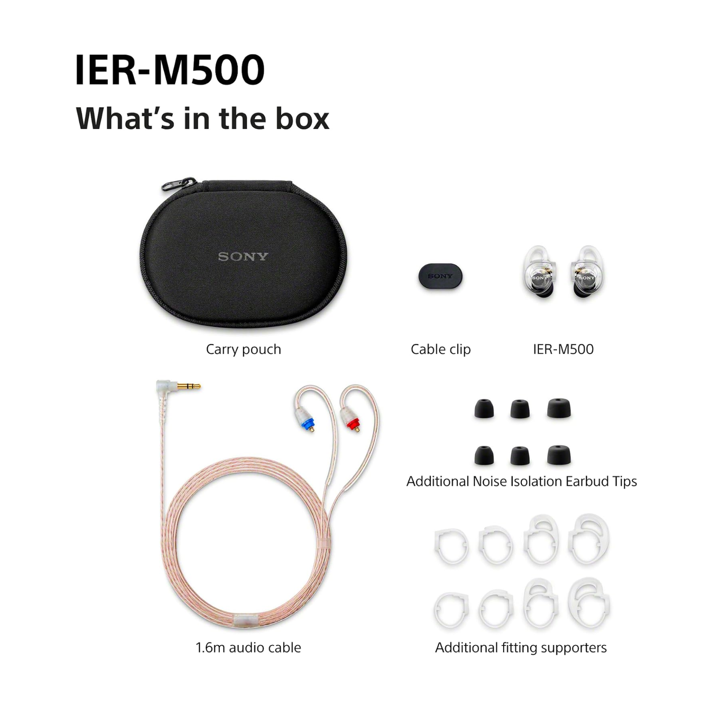 Sony IER-M500 Professional Wired In-Ear Monitors
