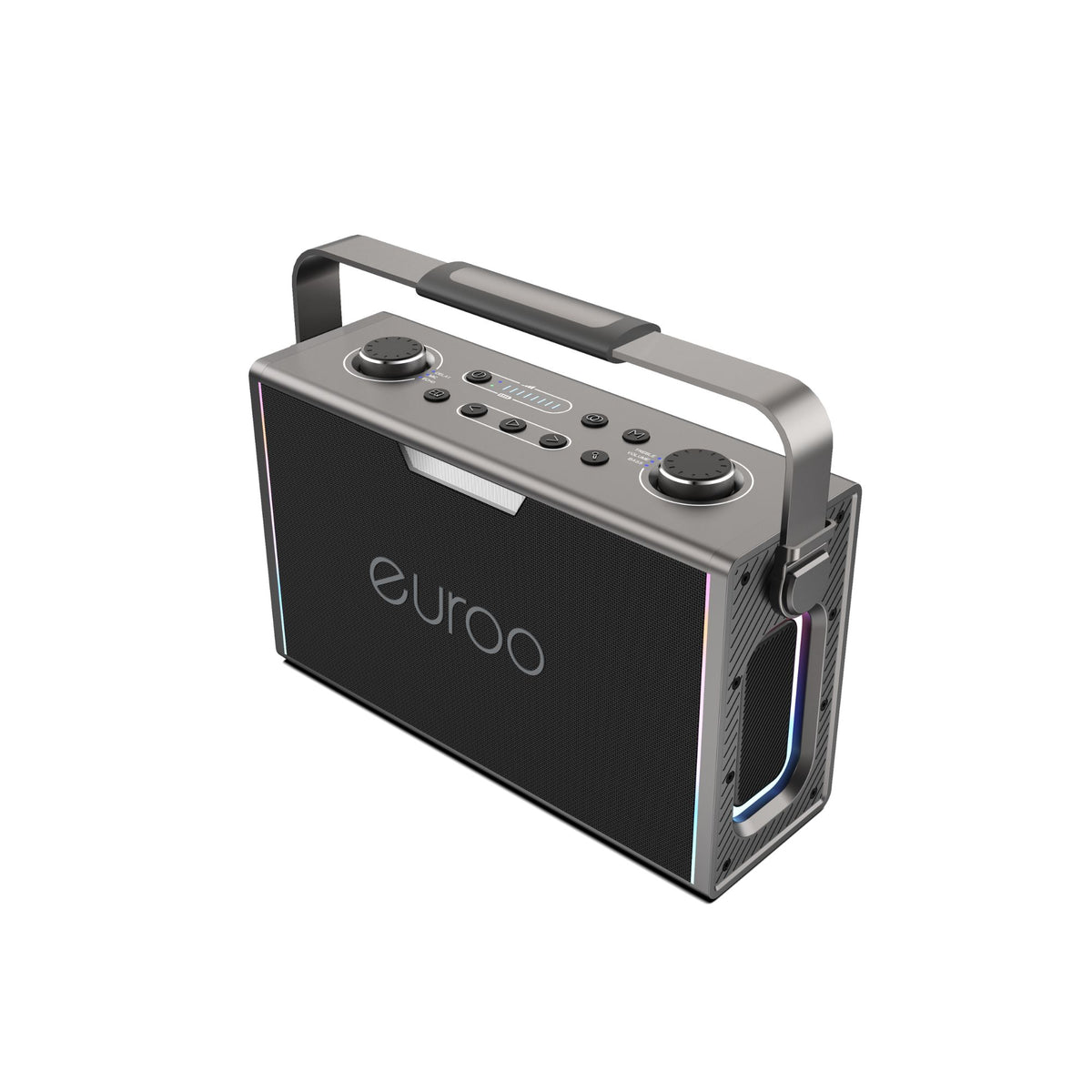 EUROO EPB-F26 Karaoke Speaker with Dual Wireless Microphones