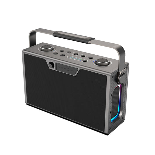 EUROO EPB-F26 Karaoke Speaker with Dual Wireless Microphones