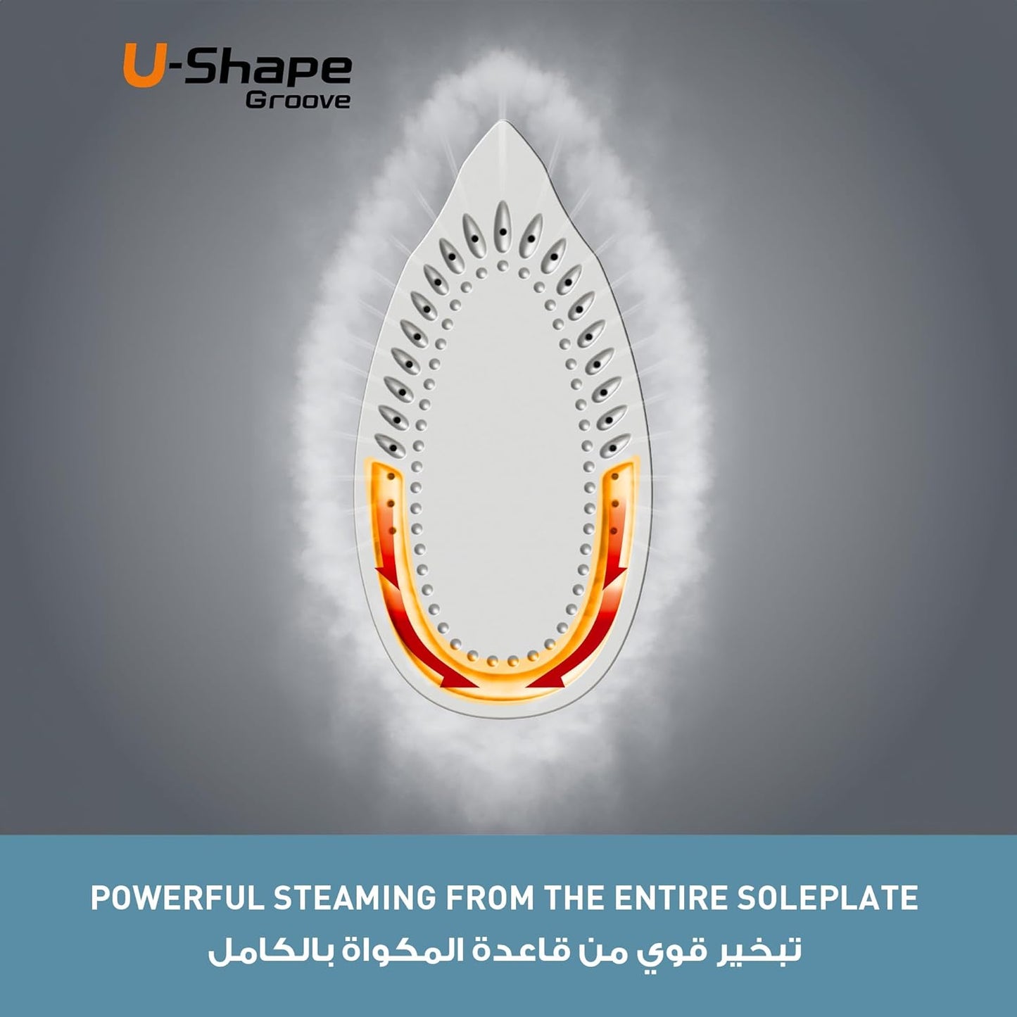 Panasonic NI-S430 Steam Iron with Powerful Steam for Quick & Easy Ironing
