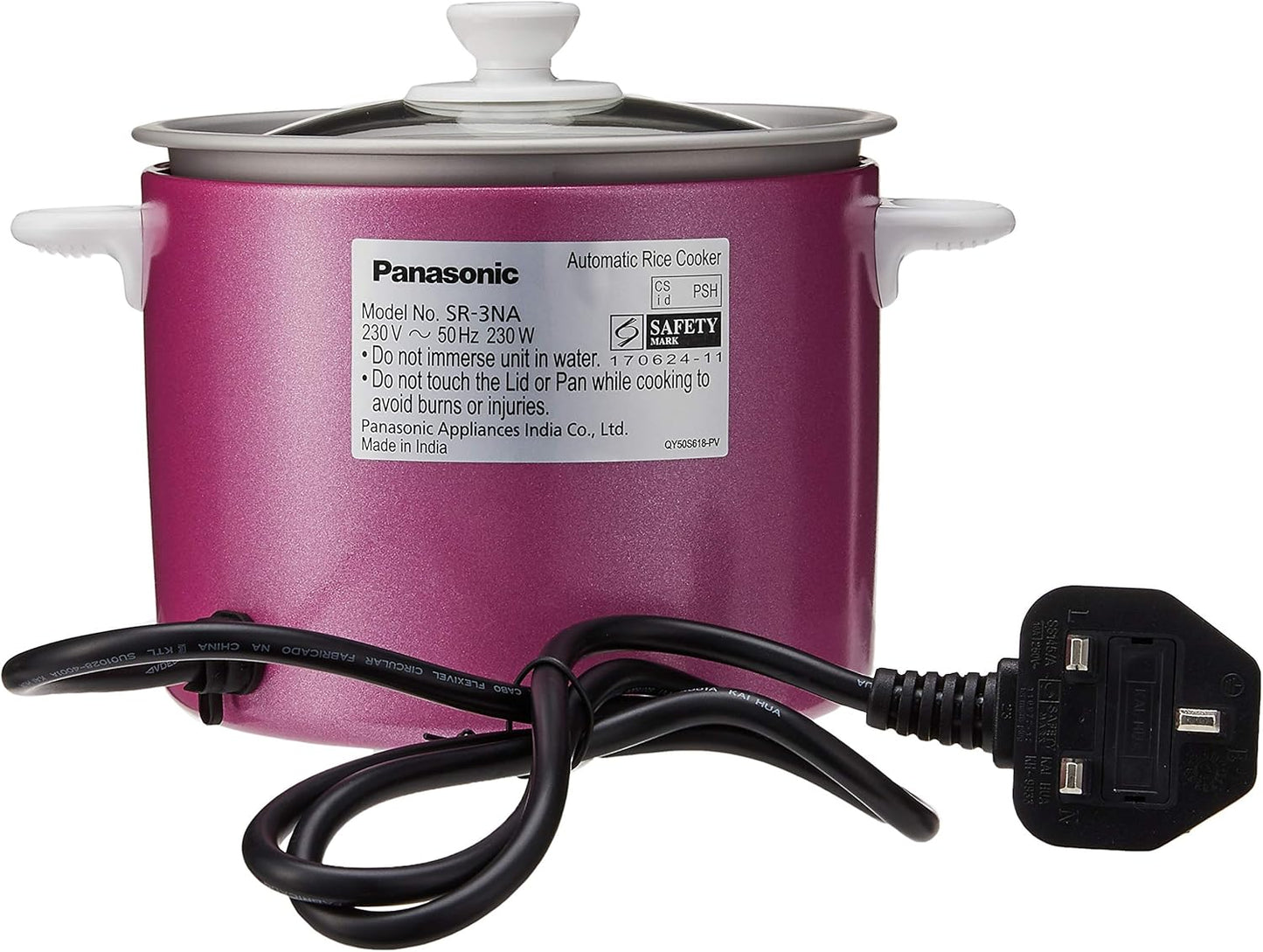 Panasonic SR-3NAPSH - Rice Cooker, 0.3L capacity