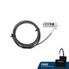 Targus ASP71GLX DEFCON® Compact Resettable Combo Cable Lock