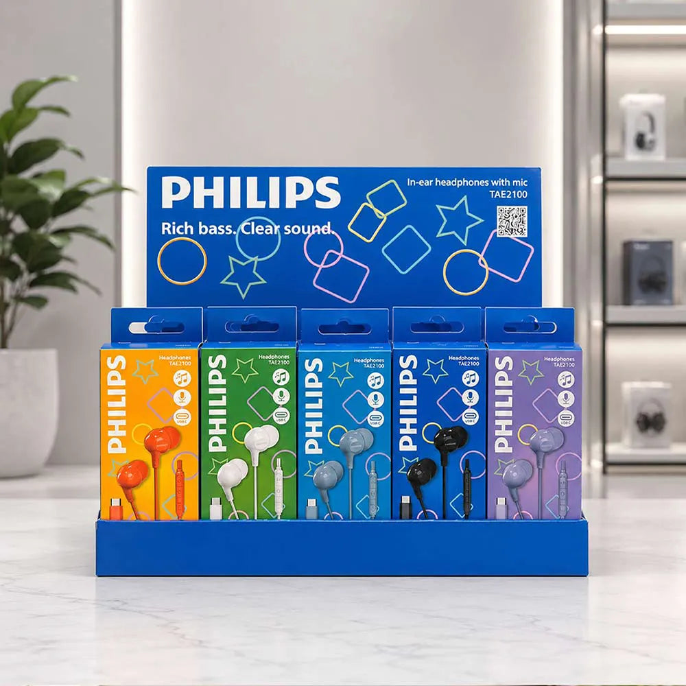 Philips TAE2000 Earbuds headphones with mic