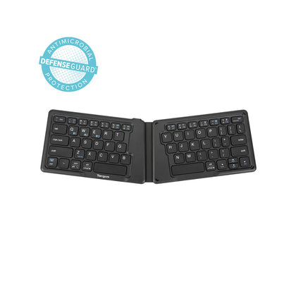 Targus AKF003 Ergonomic Foldable Bluetooth® Antimicrobial Keyboard