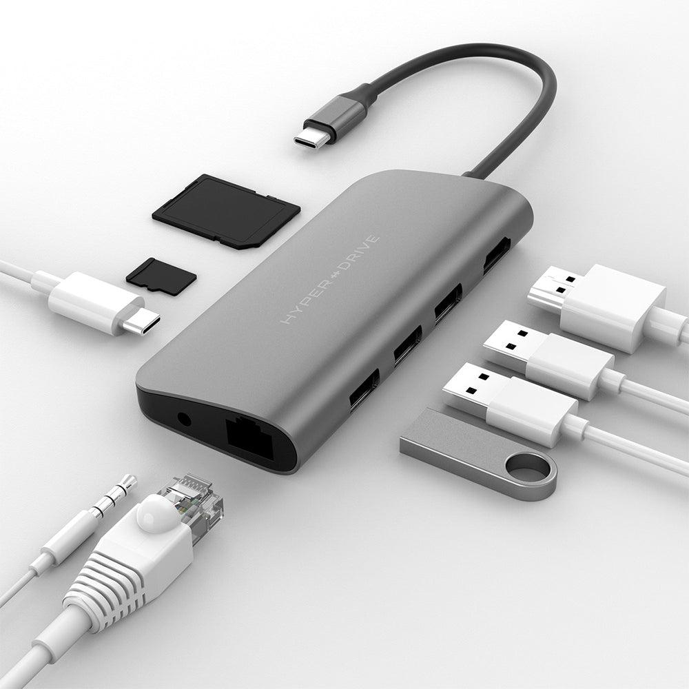 HyperDrive HD30F POWER 9-in-1 USB-C Hub